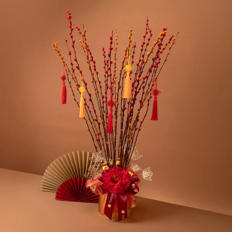 Ascending Prosperity Pussy Willows – Table Flower