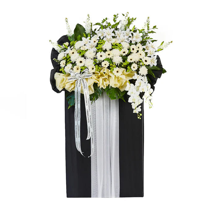 Sympathy Flower Stand - Celestial Embrace