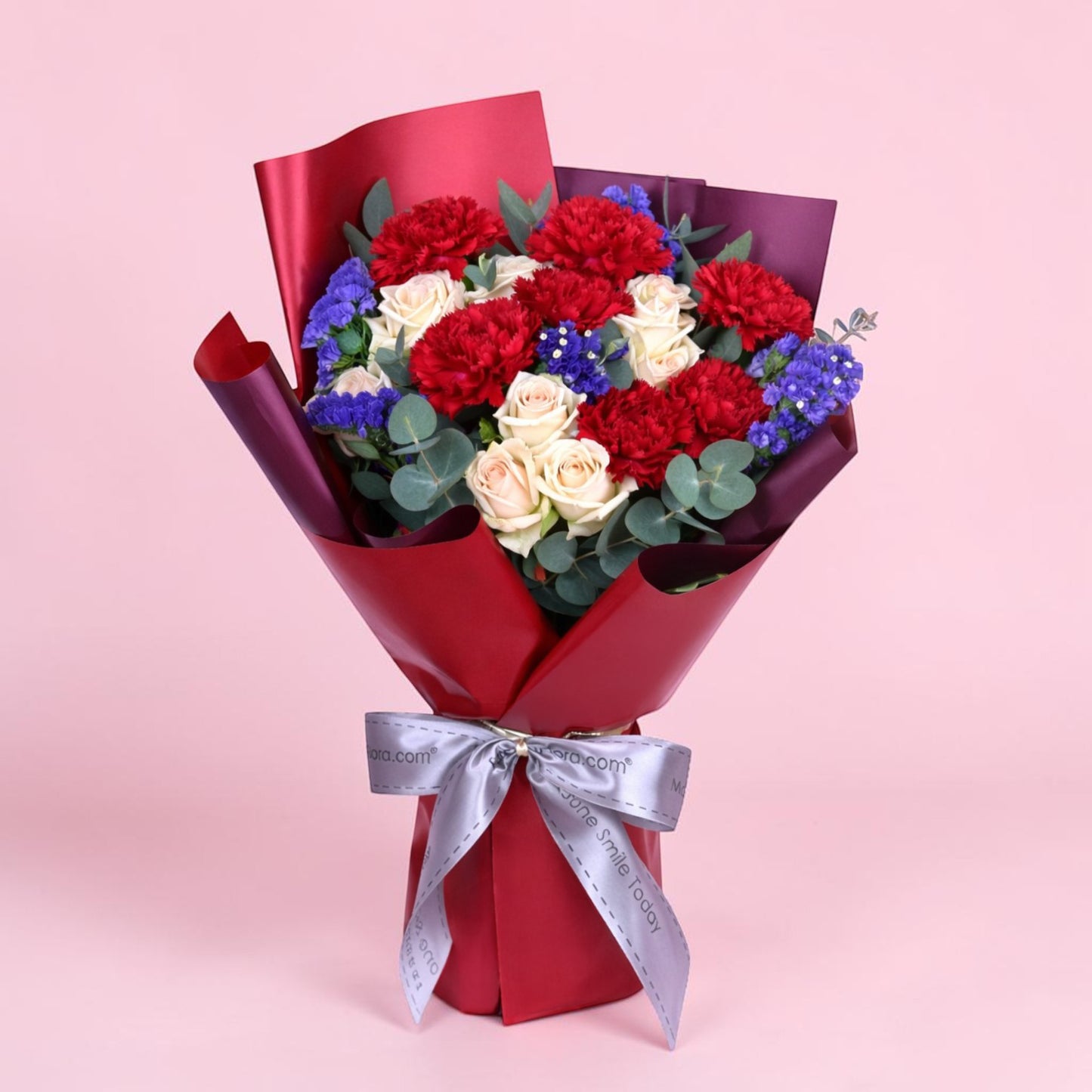 MD09 Ever Caring - Red Carnation Flower Bouquet