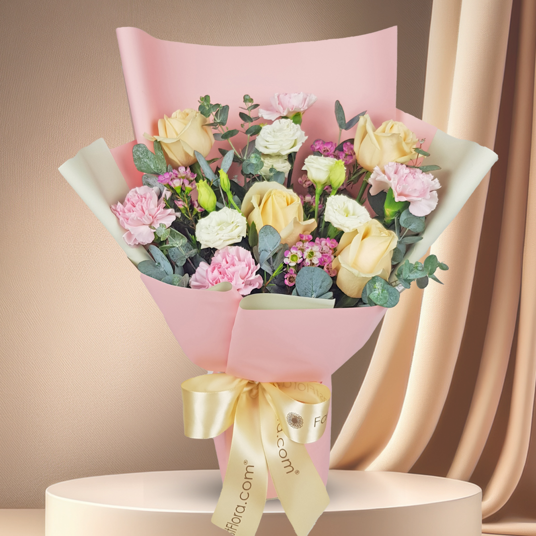 Golden Heart - Mother's Day Flower Bouquet