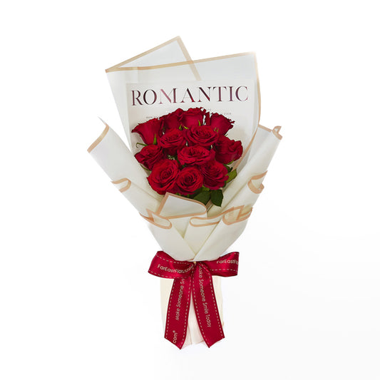 Hopelessly Romantic (Red) - Flower Bouquet