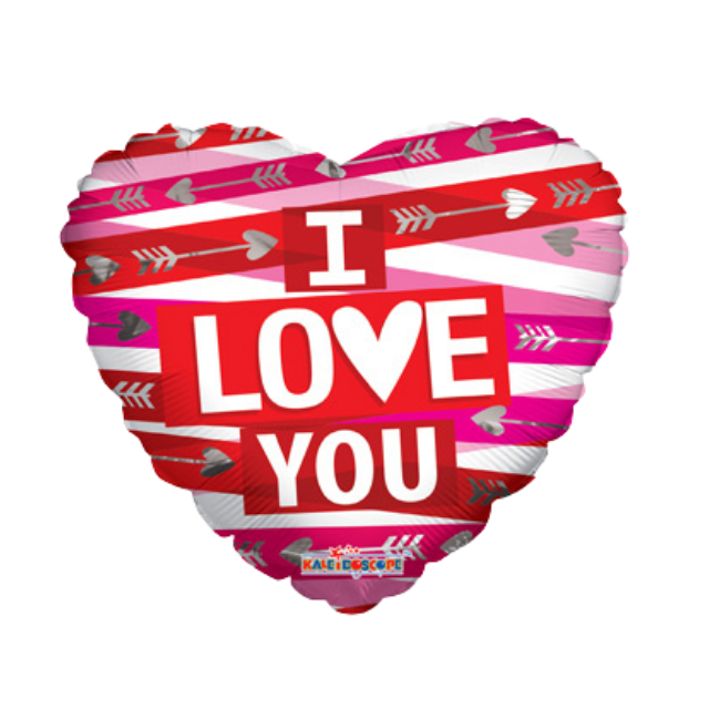 Balloon 18" - I Love You Cupid Arrow Love Shape | Far East Flora Malaysia