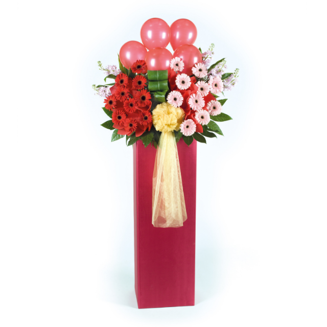 Congratulatory Flower Stand - Exuberant Fulfillment | Far East Flora Malaysia