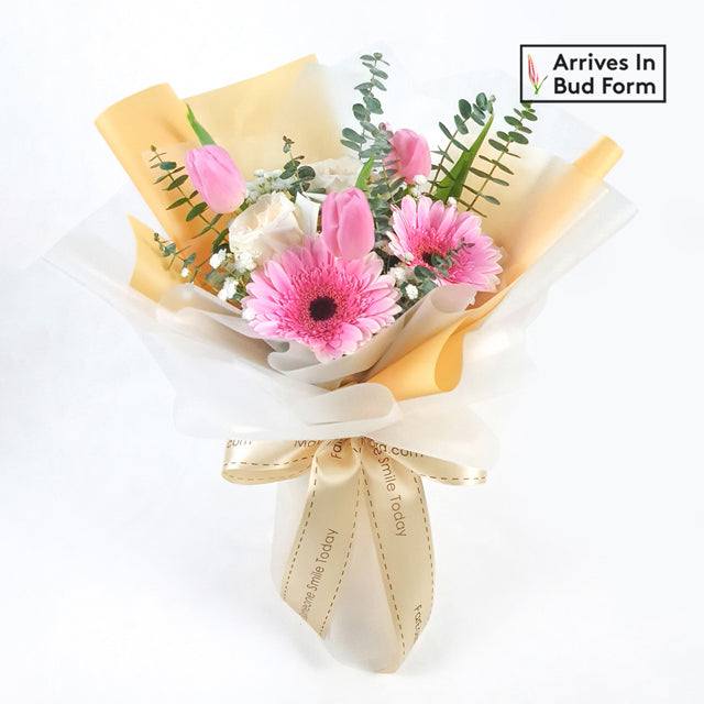 Epitome – Pink Tulip Bouquet | Far East Flora Malaysia