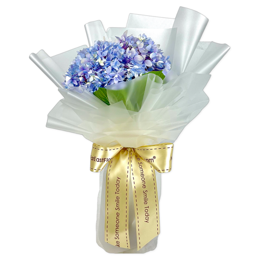 Blue Waves - Hydrangea Flower Bouquet | Far East Flora Malaysia