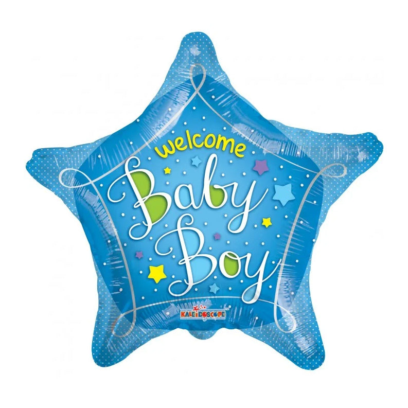 Balloon 18" - Welcome Baby Boy