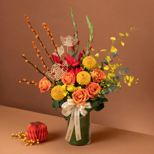 Golden Abundance – Table Flower