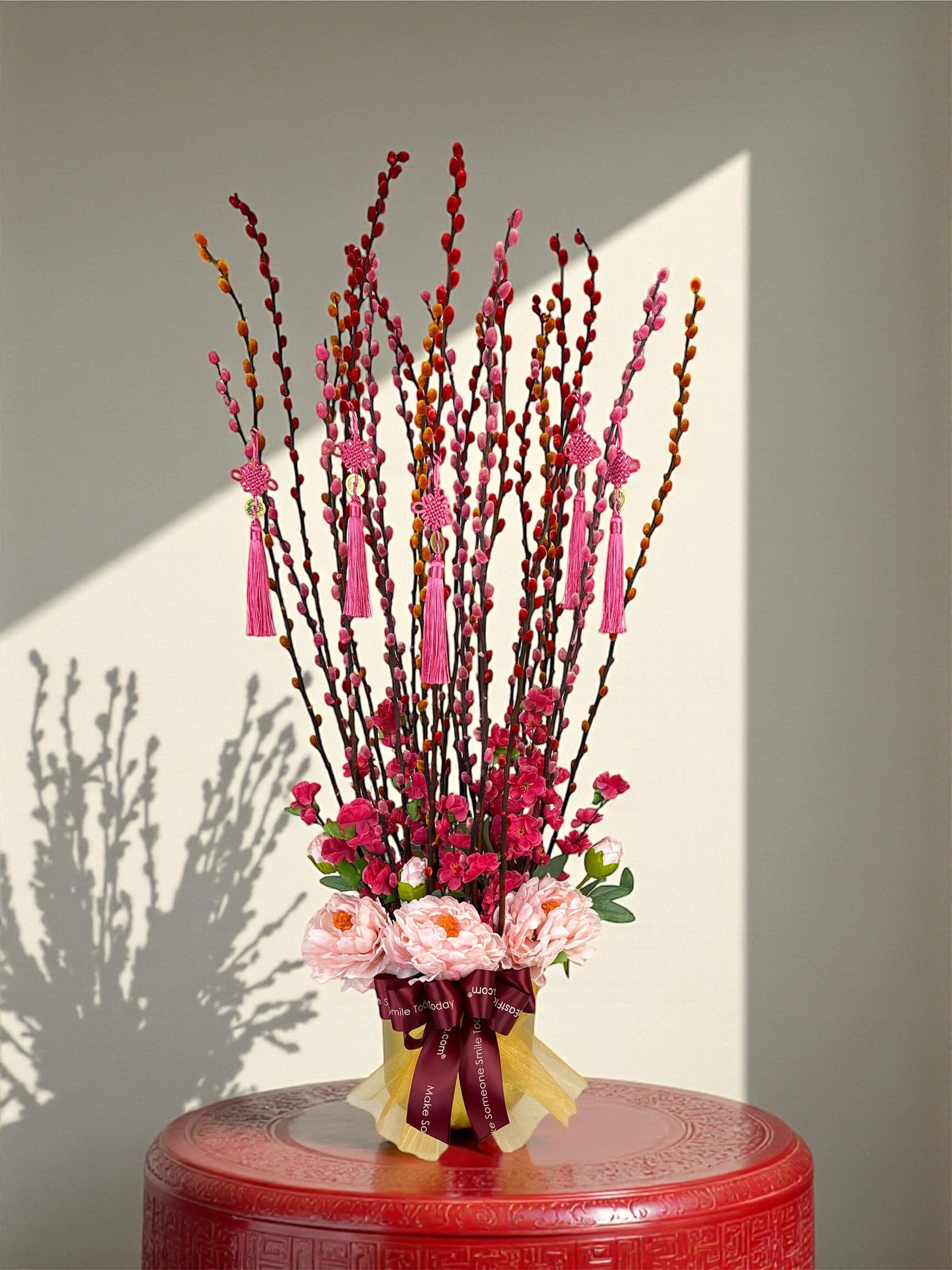 Blush Harmony Pussy Willows – Table Flower