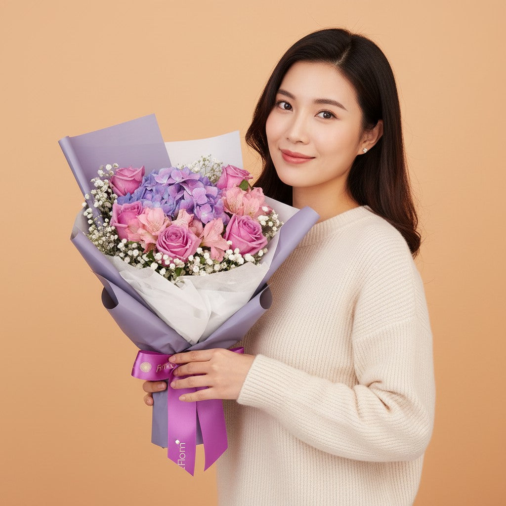 Majestic Sapphire - Flower Bouquet
