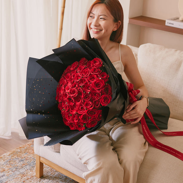 VDA16 A Sky Full Of Stars - Flower Bouquet (99 Roses)