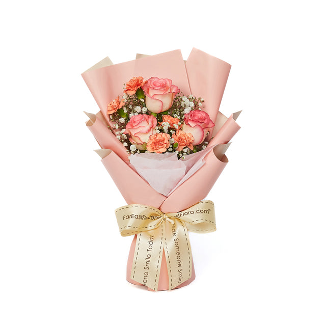 MYPG01 - Cupid - Flower Bouquet | Pink Rose Bouquet | Far East Flora Malaysia