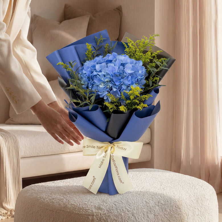 Indigo Calm - Flower Bouquet