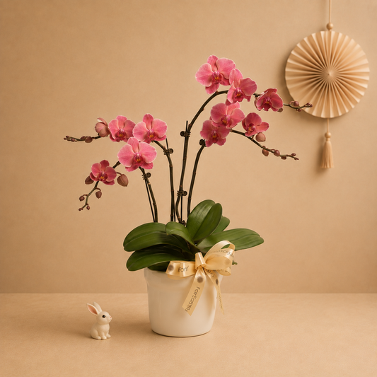 Autumn Bloom – Apricot Pink Mini Phalaenopsis