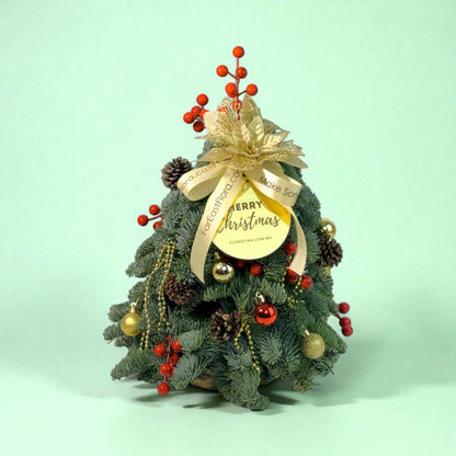 Mini Christmas Tree with Decoration - 30cm