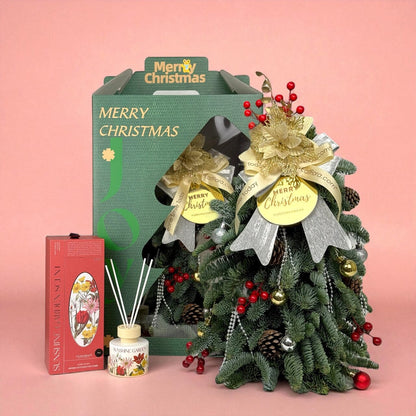 Mini Christmas Tree with Decoration (40cm) Reed Diffuser Gift Set