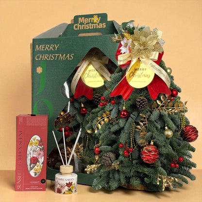 Mini Christmas Tree with Decoration (50cm) Reed Diffuser Gift Set