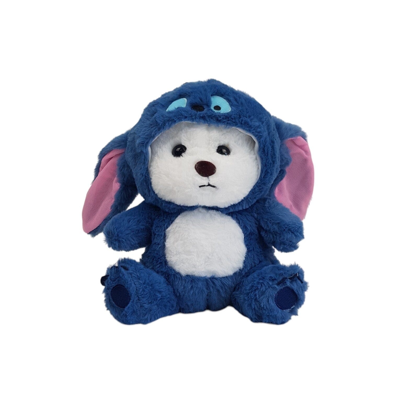 Teddy with Blue Costume Plushies(28cm)