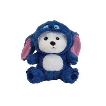 white teddy
teddy with costum