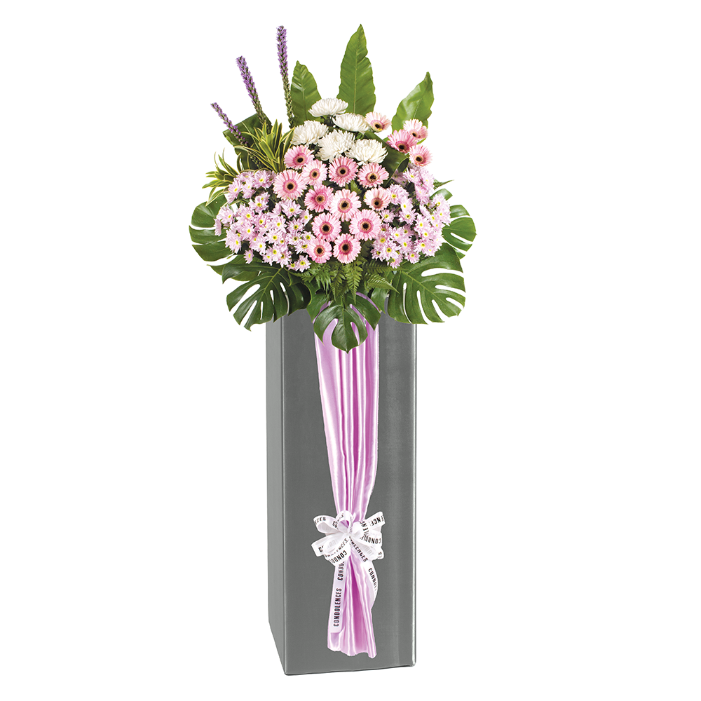 MYSYM18 - Funeral Flower Stand - Beautiful Memories