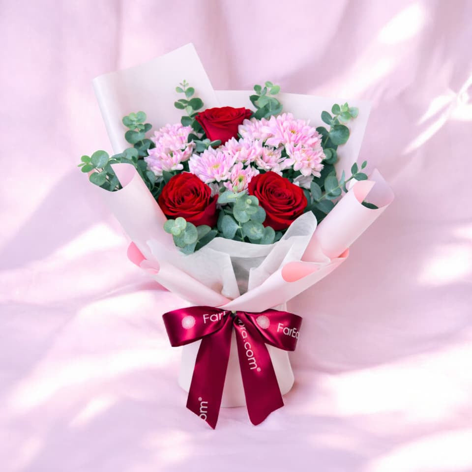 VDay 2026 Flower Bouquet at Far East Flora