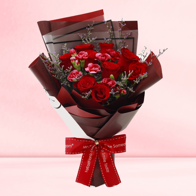 MYVG09 - Passionate Romance - Flower Bouquet
