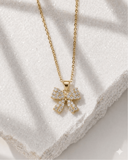 Lumière Bow Necklace (18 - 20cm)
