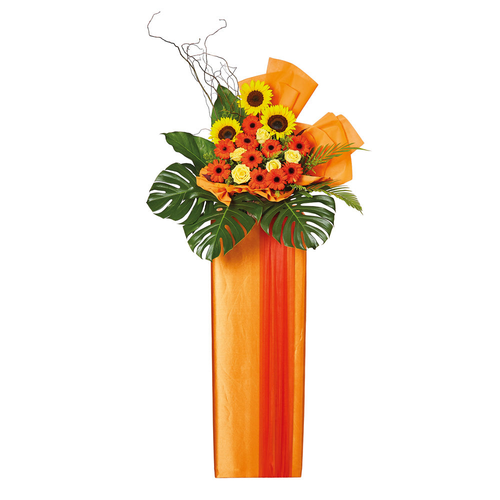 Congratulatory Flower Stand - Sunny Achievements | Far East Flora Malaysia