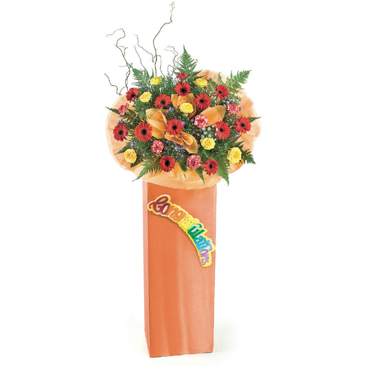 Congratulatory Flower Stand - Jubilee Celebrations | Far East Flora Malaysia