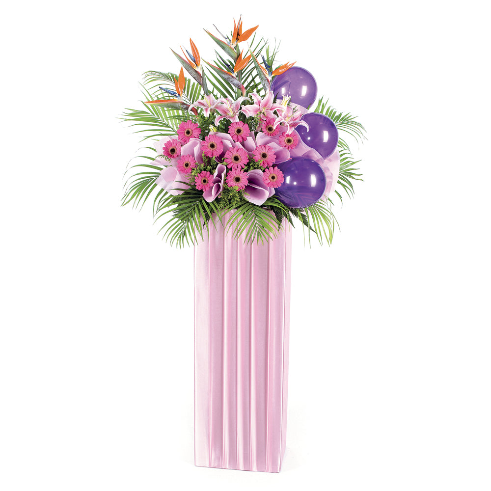 Congratulatory Flower Stand - Wondrous Attainment | Far East Flora Malaysia