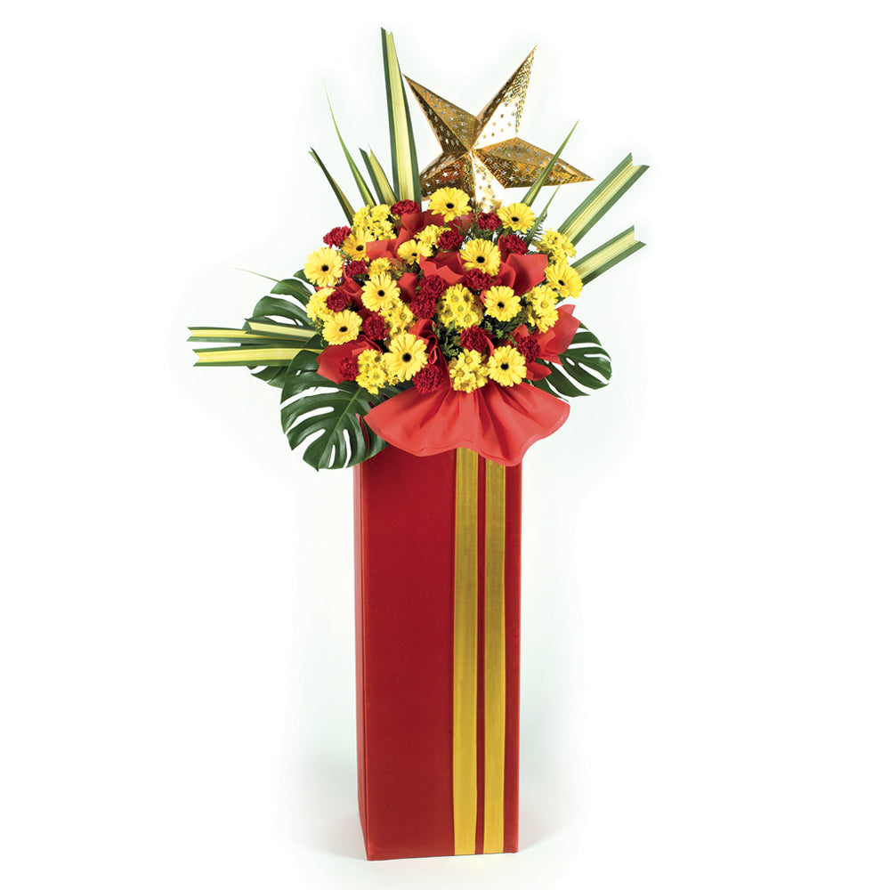 Congratulatory Flower Stand - Star Achievements | Far East Flora Malaysia