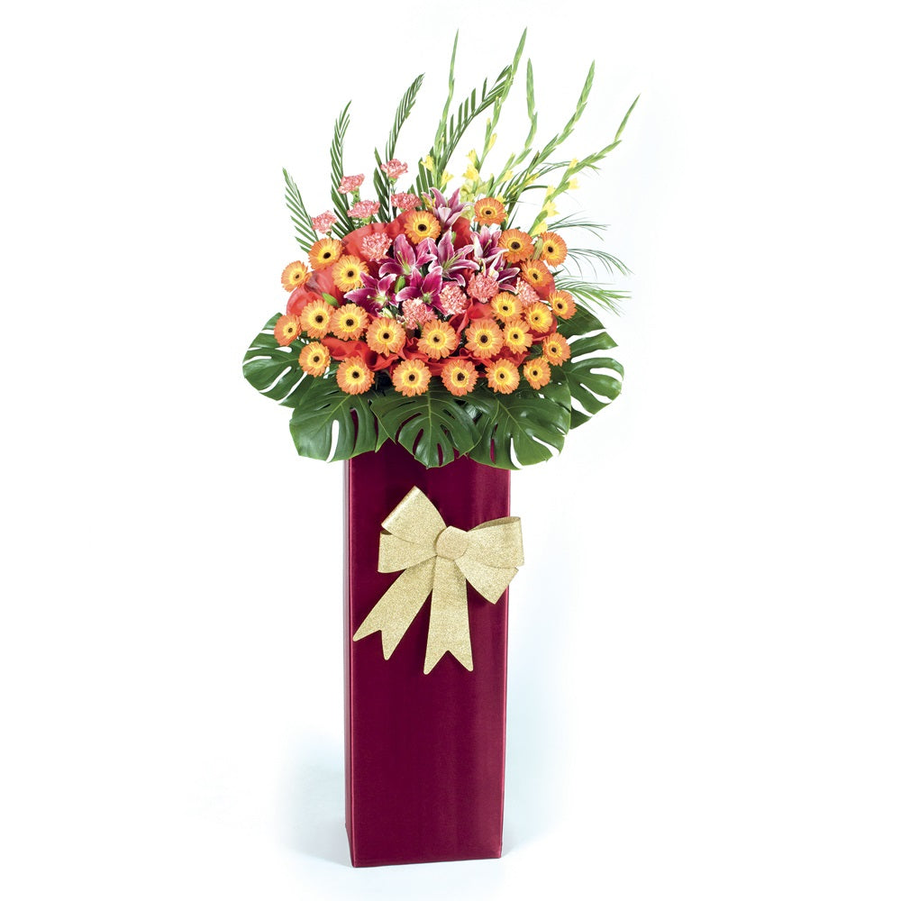 Congratulatory Flower Stand - Artistic Charm | Far East Flora Malaysia