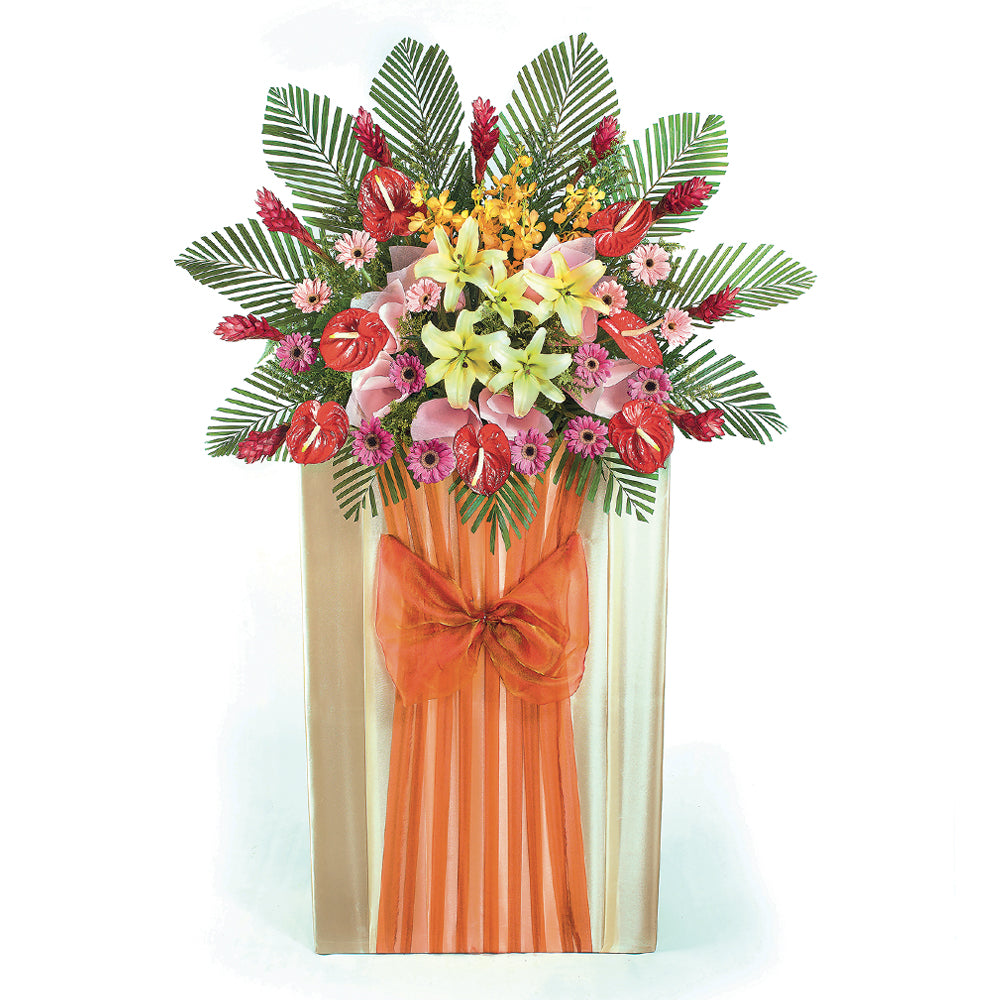 Congratulatory Flower Stand - Joyful Celebrations  | Far East Flora Malaysia