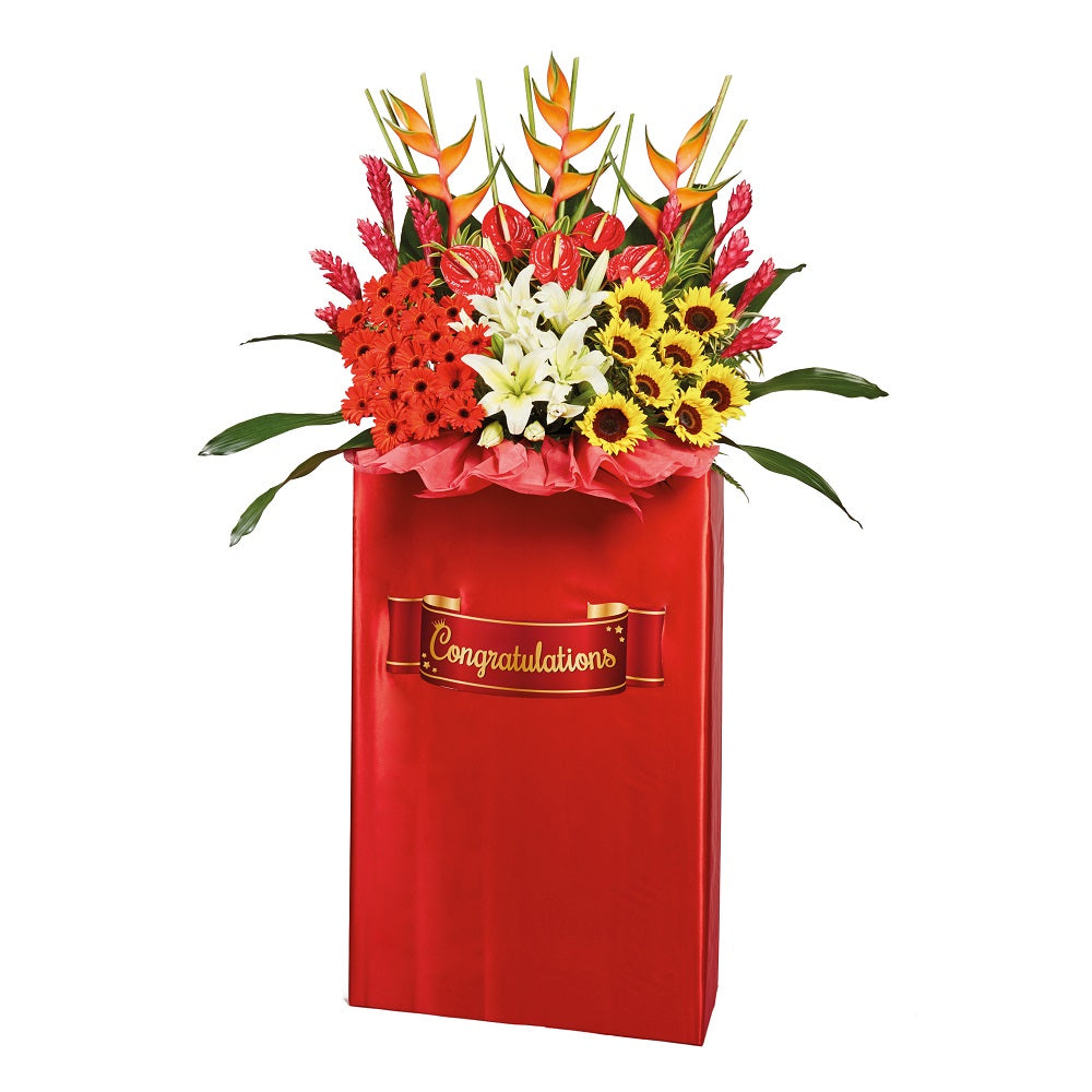 MYCON21 - Congratulatory Flower Stand - Soaring Prosperity