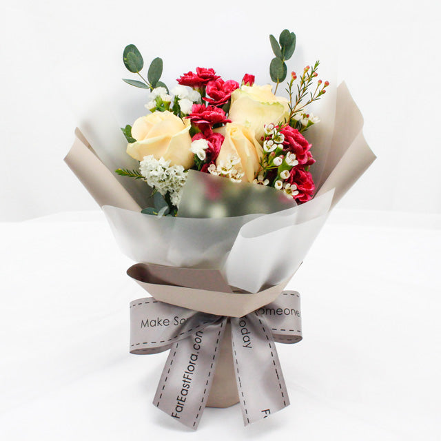 Lovely Blooms - Petite Rose Bouquet | Far East Flora Malaysia
