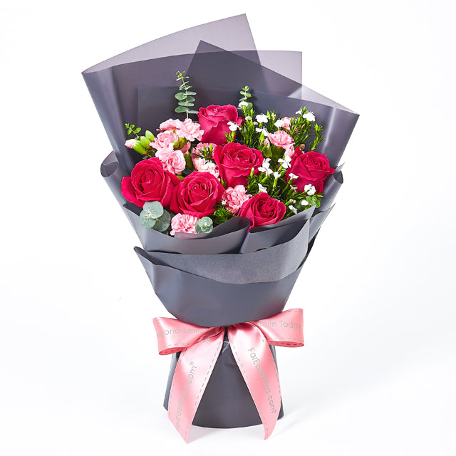 Hold My Hand Forever - Rose Bouquet | Far East Flora Malaysia