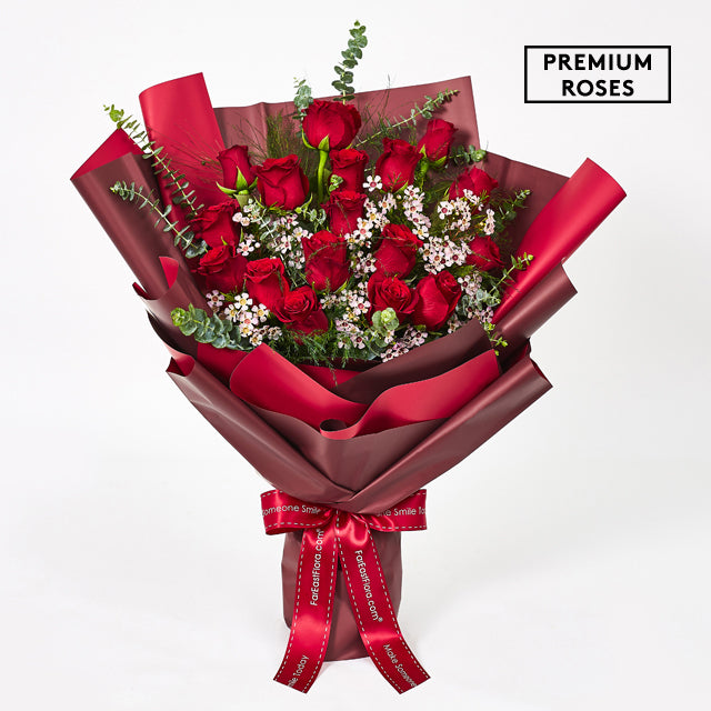 Love Me Tender - Premium Roses Bouquet | Far East Flora Malaysia