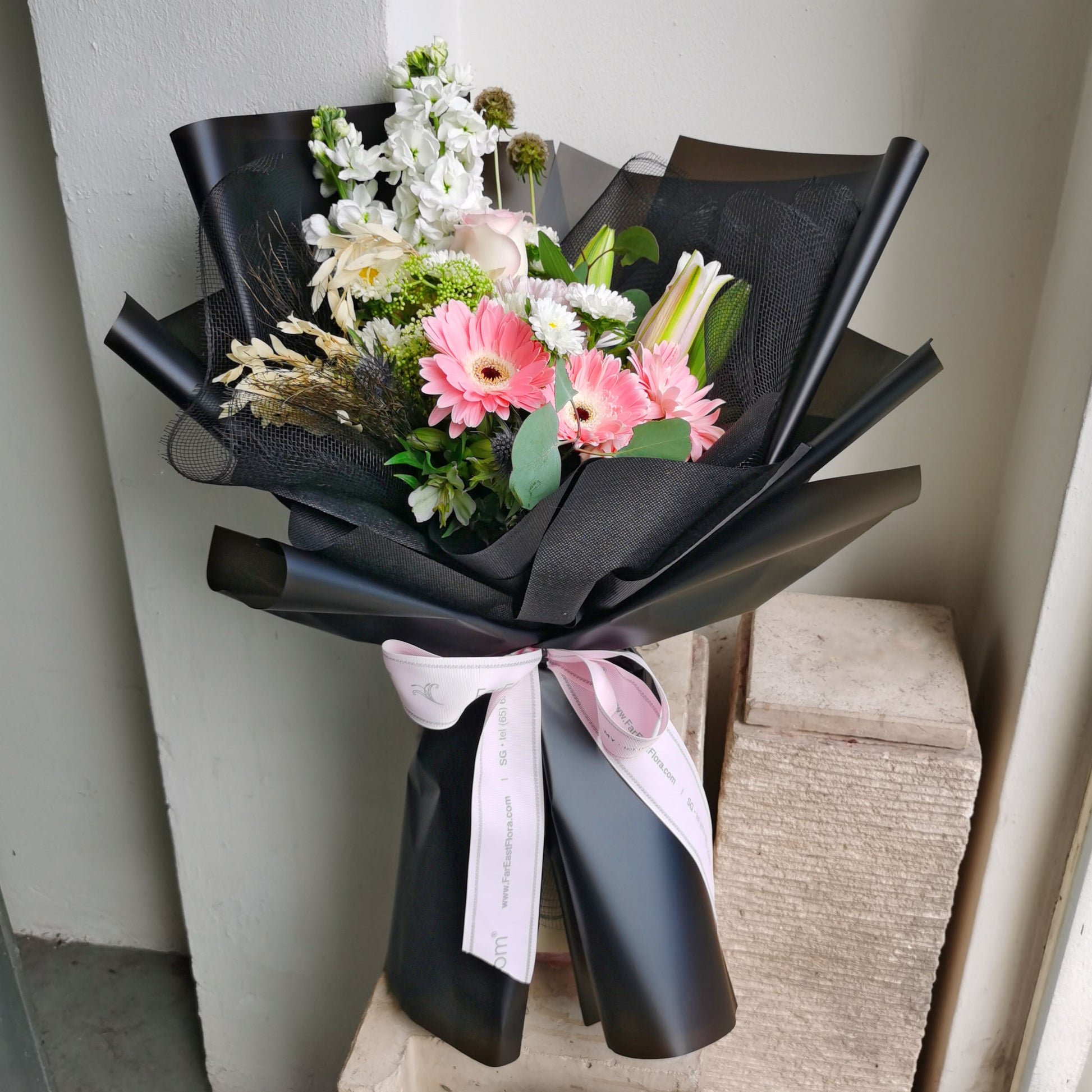 Pure Love - Scabiosa Flower Bouquet | Far East Flora Malaysia